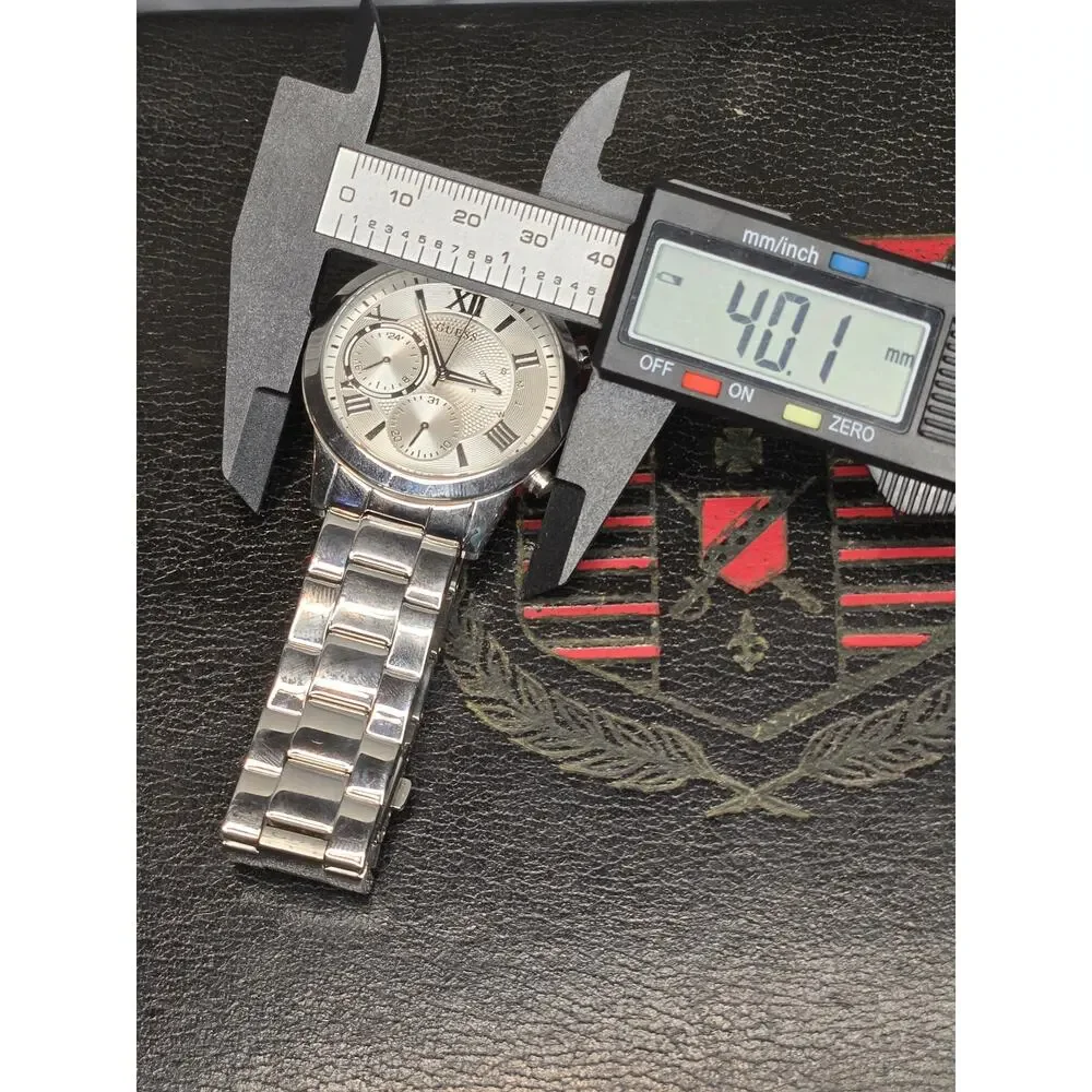 Guess Multifunction Silver-Tone Watch U1070L1 W1070L1